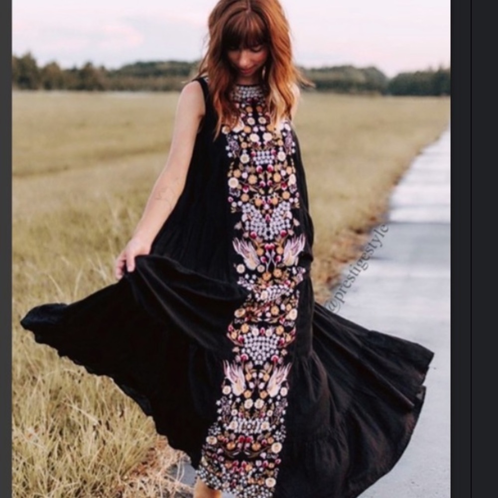 Samant Chauhan x Anthropologie maxi dress